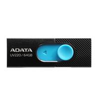 MEMORIA ADATA 64GB USB 2.0 UV220 RETRACTIL NEGRO-AZUL MEMORIA ADATA 64GB USB 2.0 UV220 RETRACTIL NEGRO-AZUL